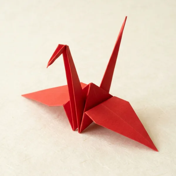 Origami Flapping Bird That Moves Its Wings When You Pull the Tail
